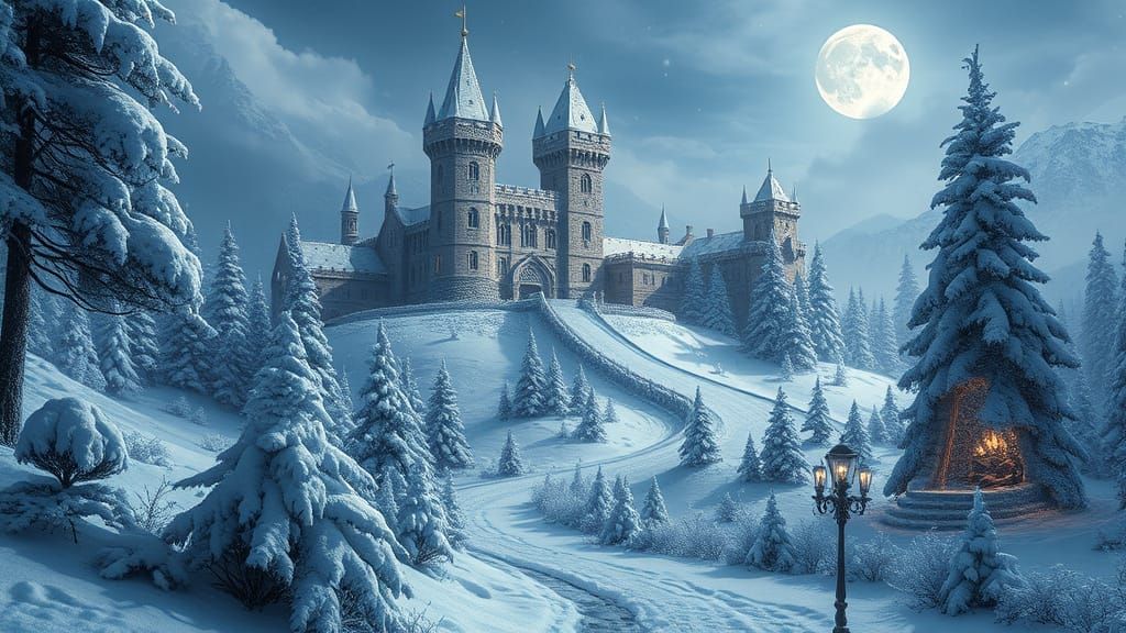 Winter Kingdom in Ethereal Splendor