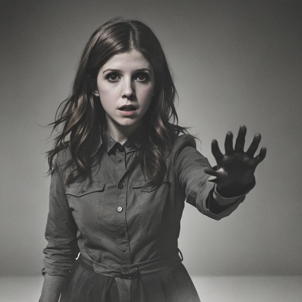 Anna Kendrick and Shadow Monster in Haunted Realm
