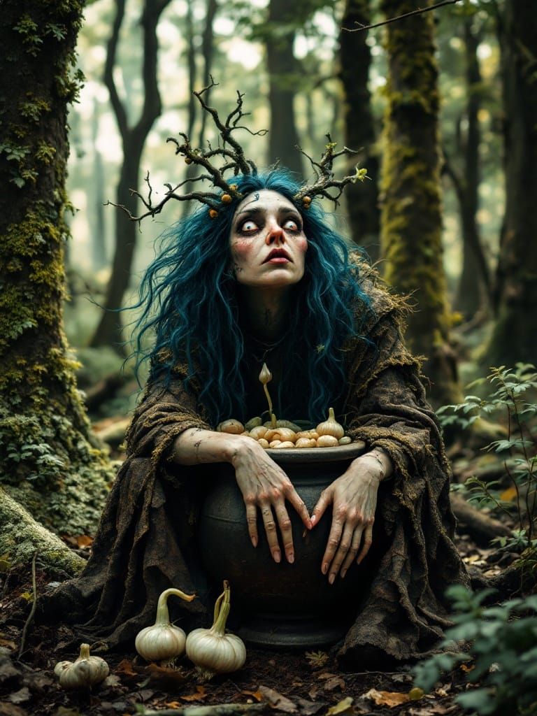 The Garlic Witch (Baba Yaga Inspired)