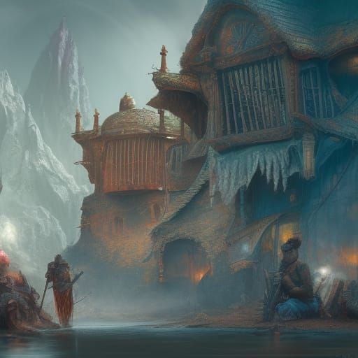 Provocative Behavior in Peacetime: Matte Painting