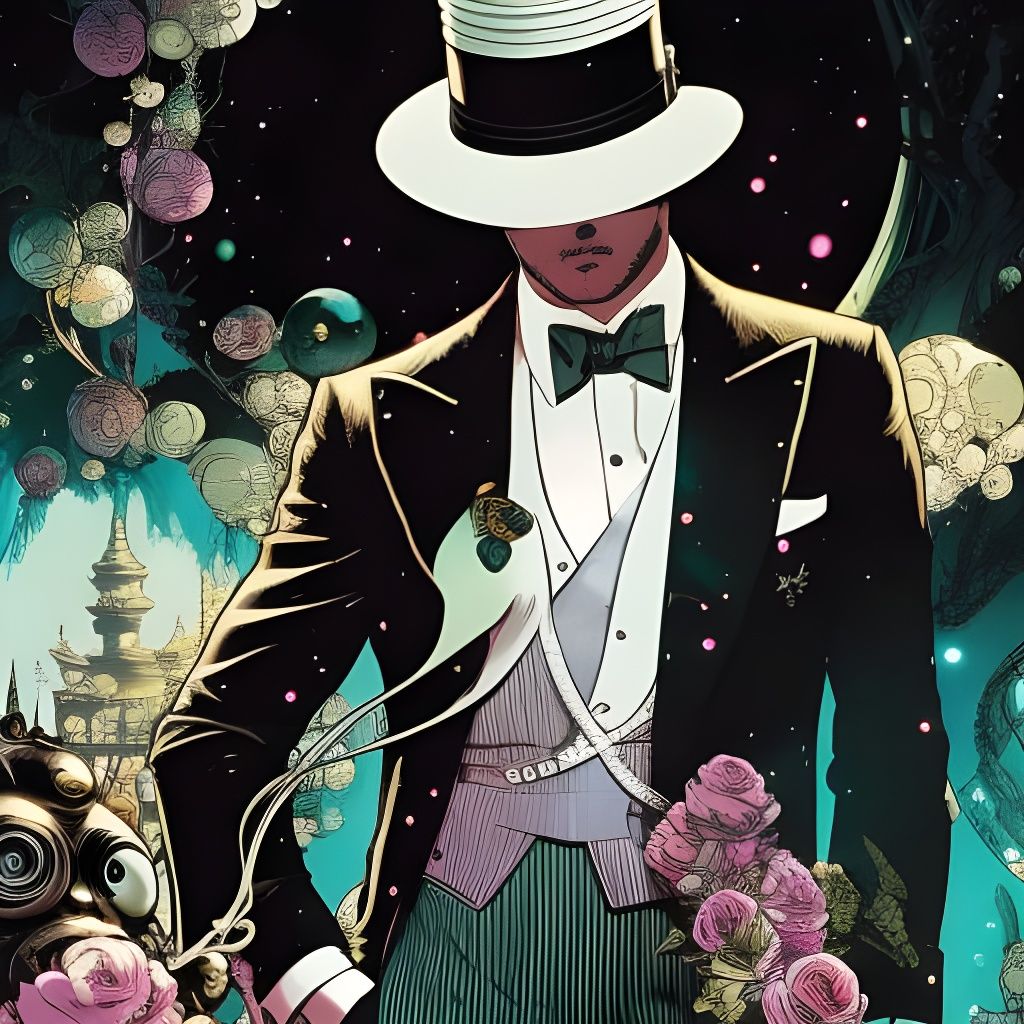 White Rabbit at the Ball in 3D Comic Animation