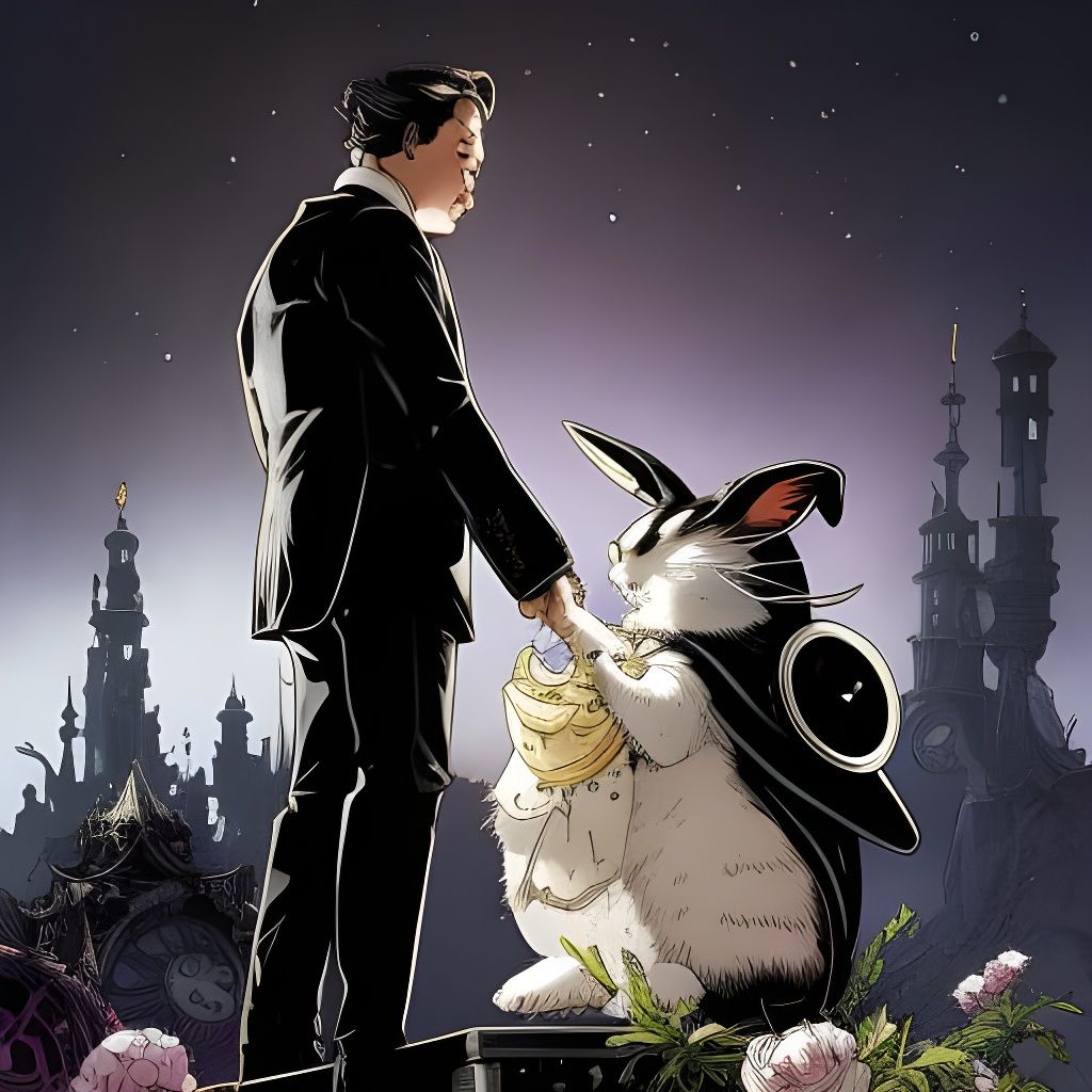 White Rabbit at the Ball, 3D Comic Animation