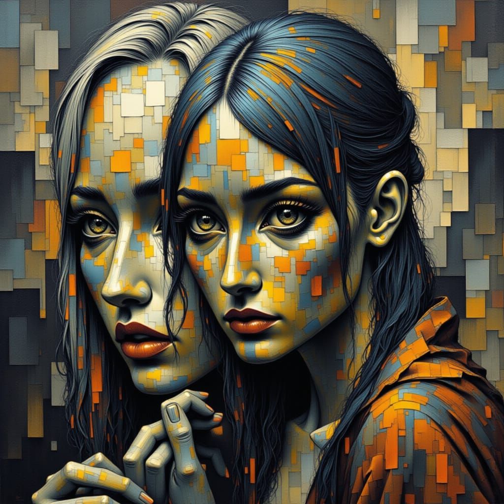 Spectacular Image with Ink and Ash Style