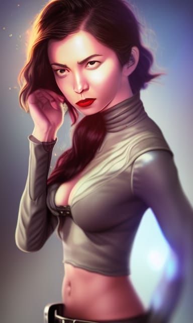 Space Cowboy in Style of Artgerm, WLOP, and Pixar