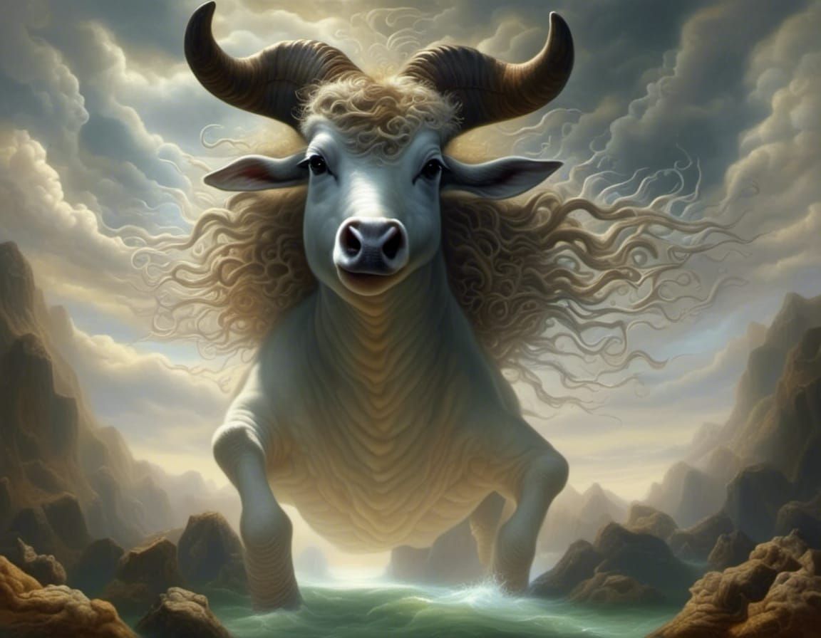 Unicorn in Peril: A 3D Digital Art Concept