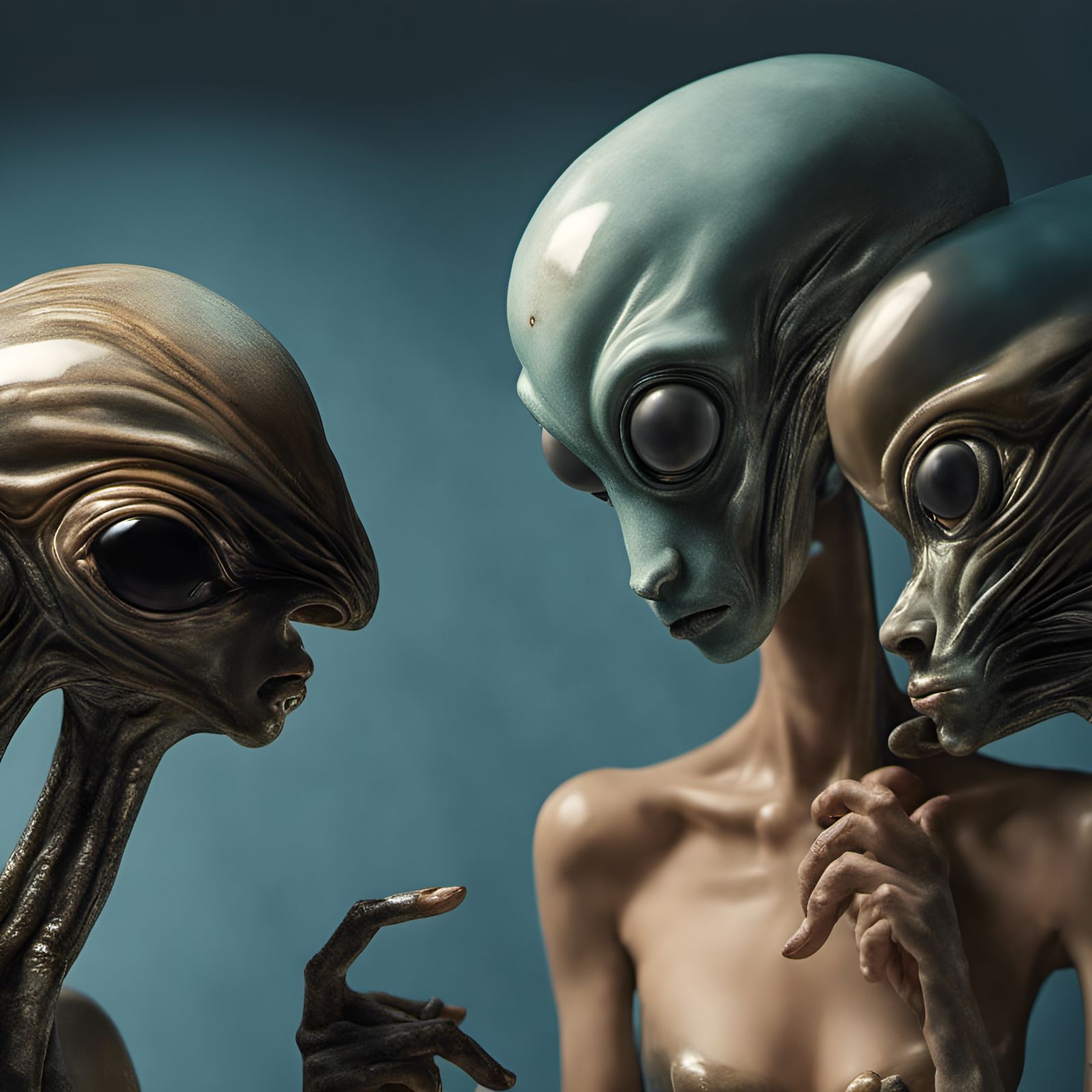 Alien Pets in Bizarre Magical Realism Style