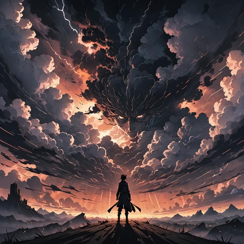 Ominous Number Thirteen in Anime Style