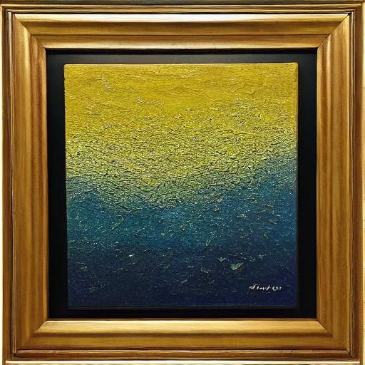 Abstract Acrylic Pouring with Triangles