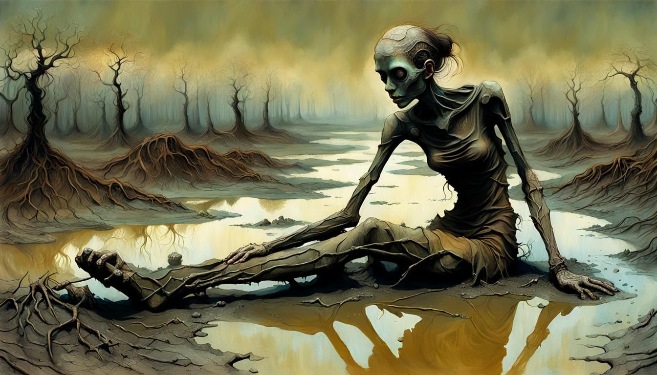 Disturbing Bio-Mechanical Fusion in Dark Surrealism