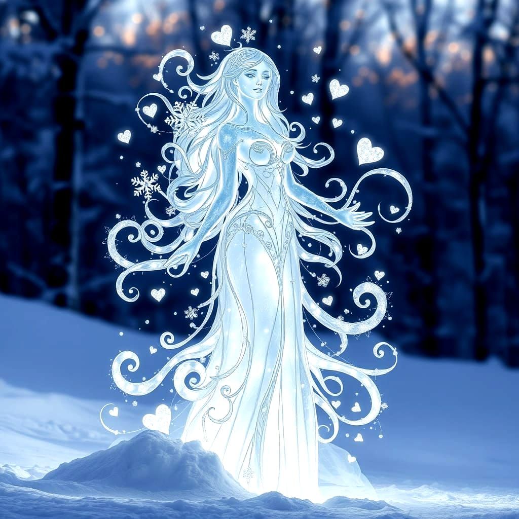 Schnee-Engel - Schnee-Fee