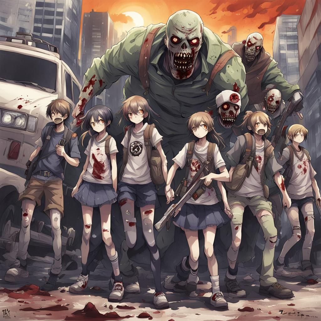 Anime Style Zombie Apocalypse