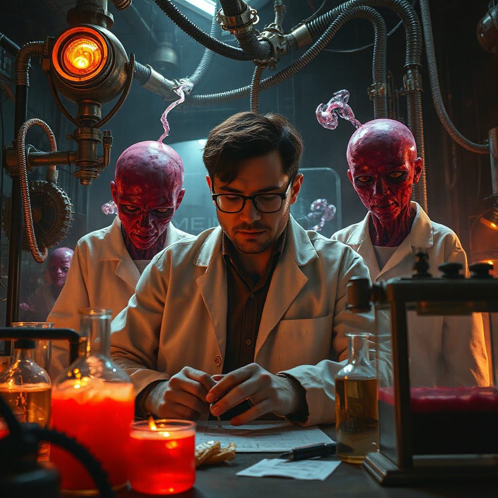 Steampunk Scientist Creates Twisted Clone Army in Dark Labor...