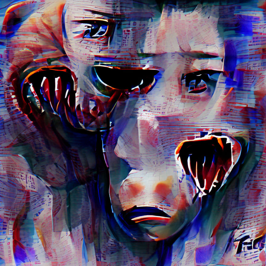 AI Generated Image of Fear