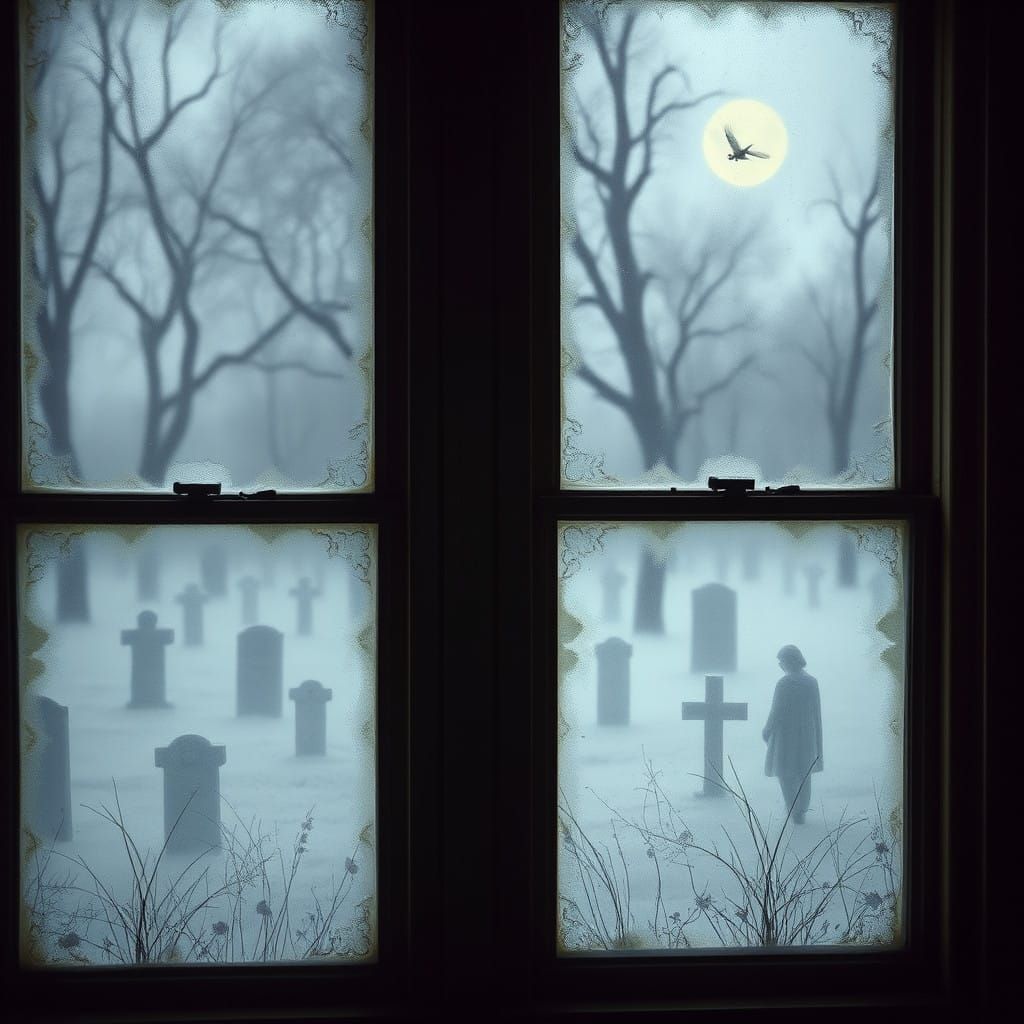 Ethereal Landscape Imbued with a Sense of Melancholy, as a H...