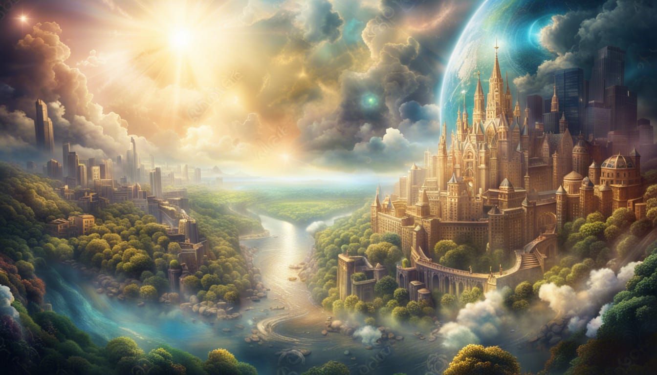 New Heaven and Earth: A Bible Story in Ethereal Art