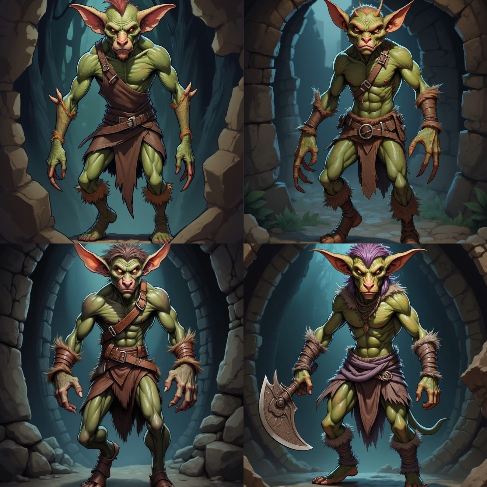 Detailed Goblin Scrapper Illustration