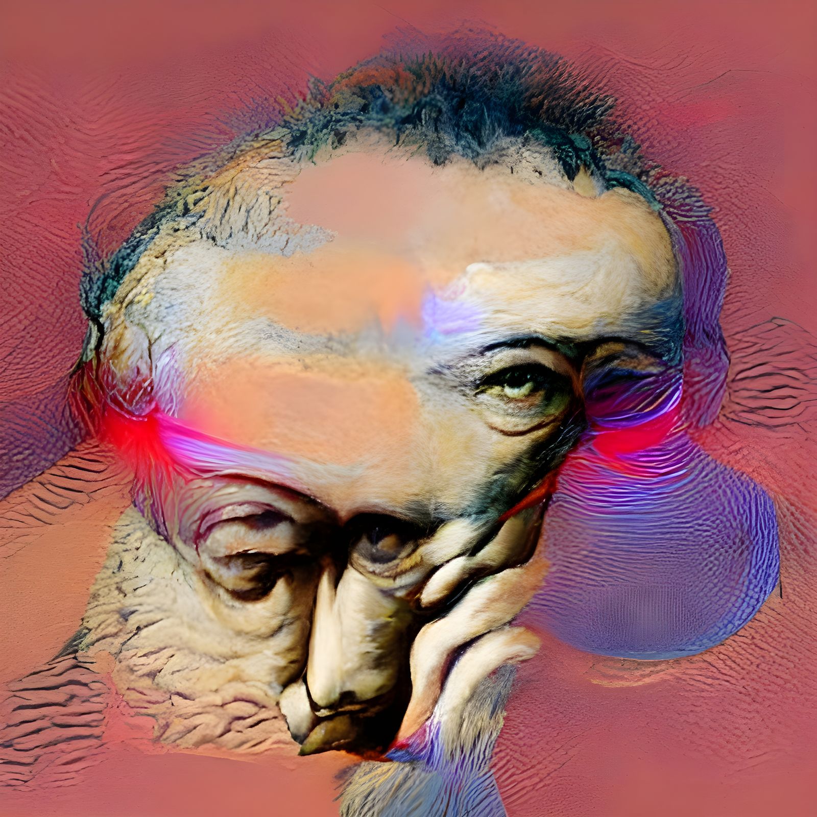 Cogito, Ergo Sum: A Conceptual AI Image