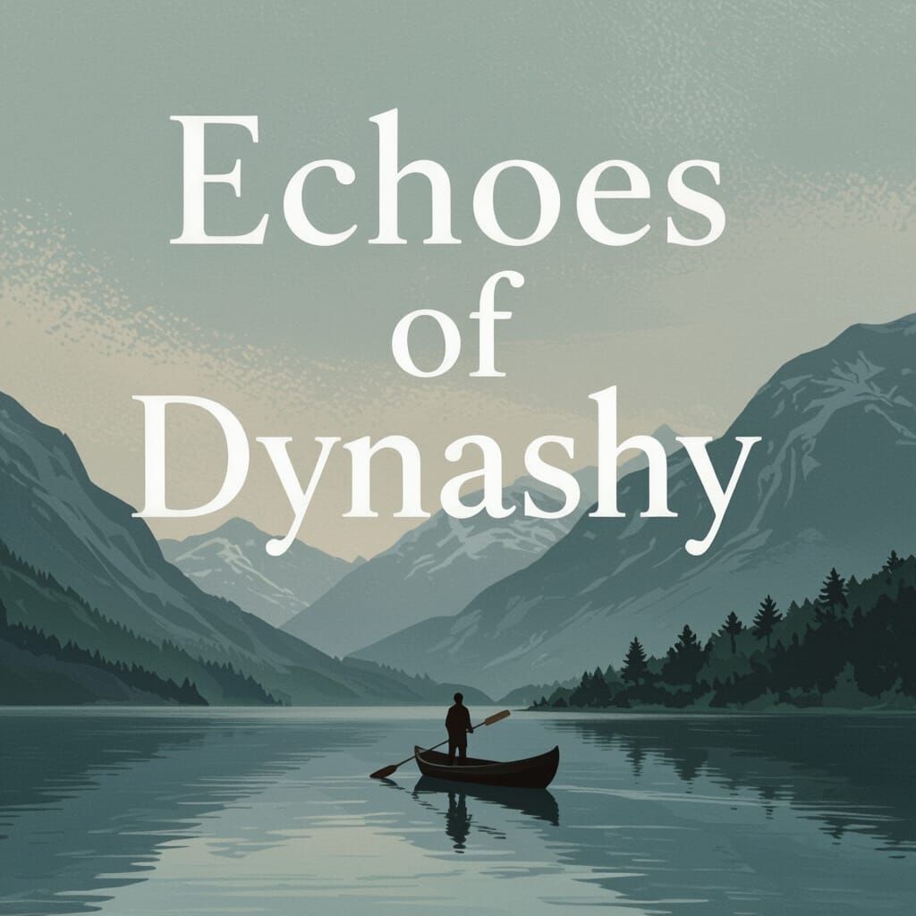 Minimalist Novel Cover: Echoes of Dynasty