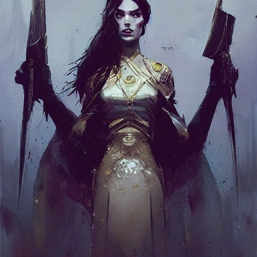 Sinister Royalty in Dark Fantasy Style