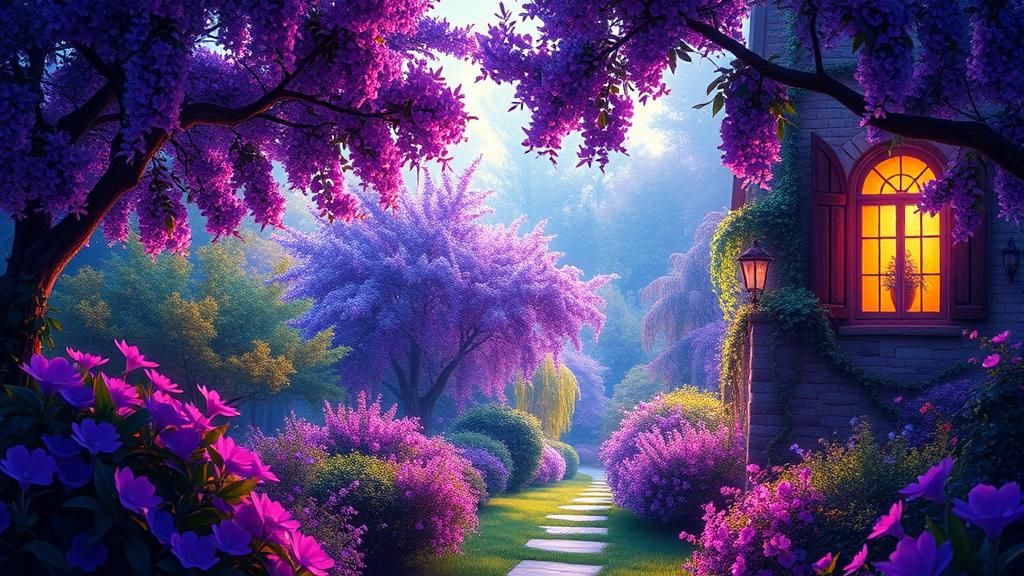 Bioluminescent Garden in Unreal Engine 5