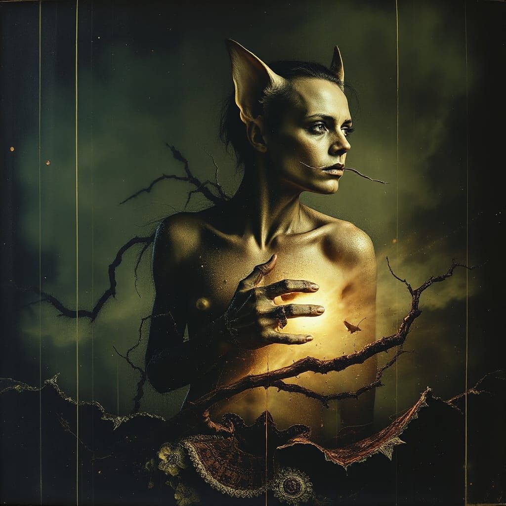 Anguished Artistic Visions Fused in Unique Style