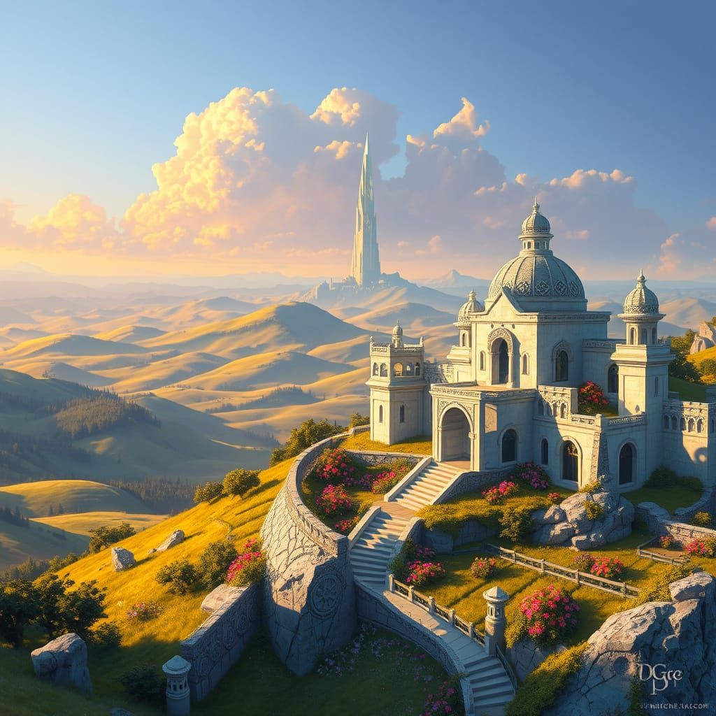 Summerset Isles Vista with Crystal Tower at Dawn