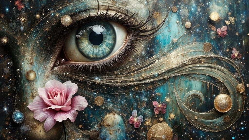 Dark Oil Painting in the Style of Don Macana