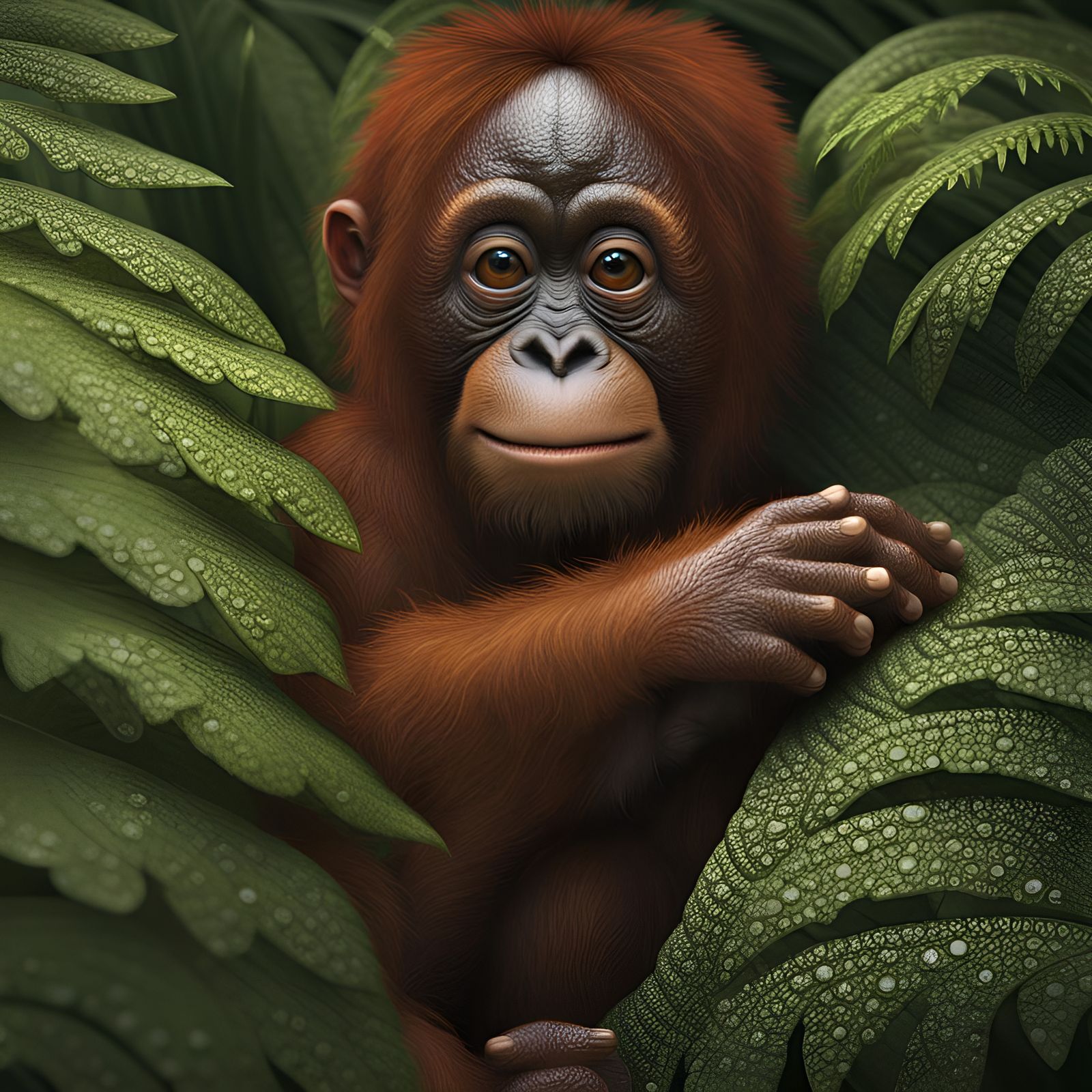 BABY ORANGUTAN 3