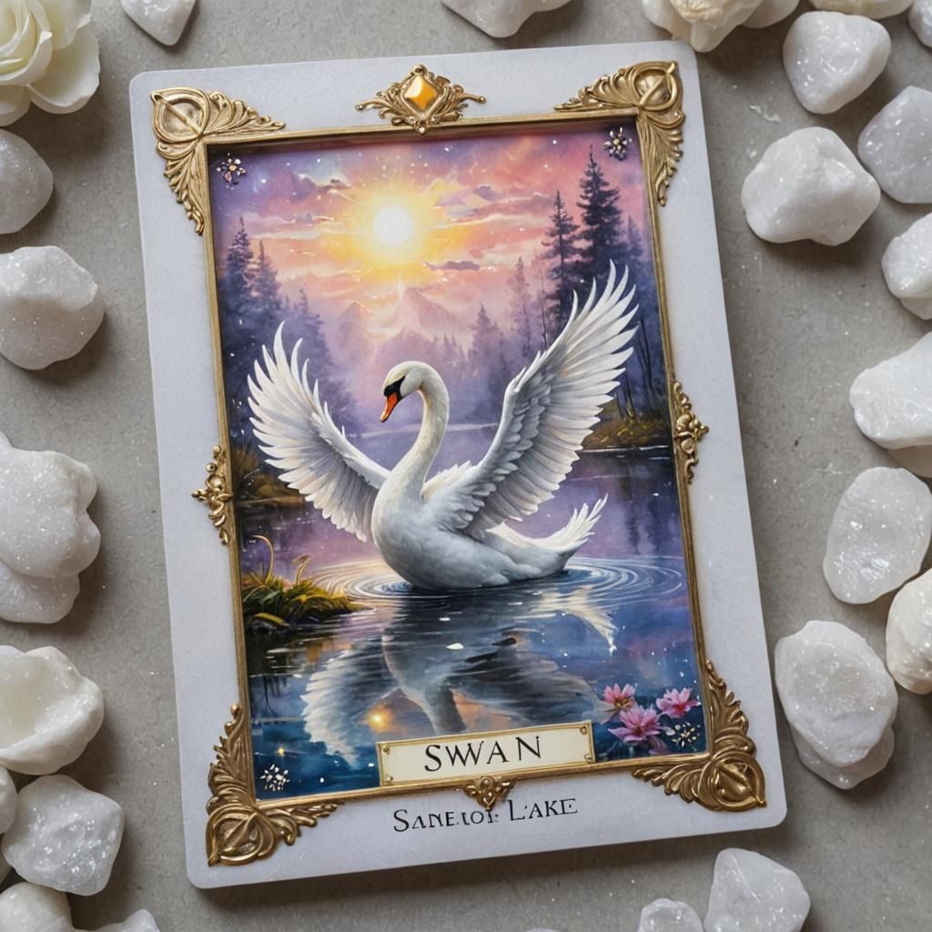 Swan Tarot Card