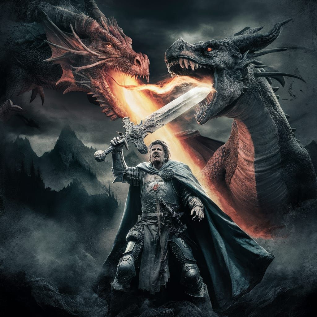 The ugly knight and the twin dragons