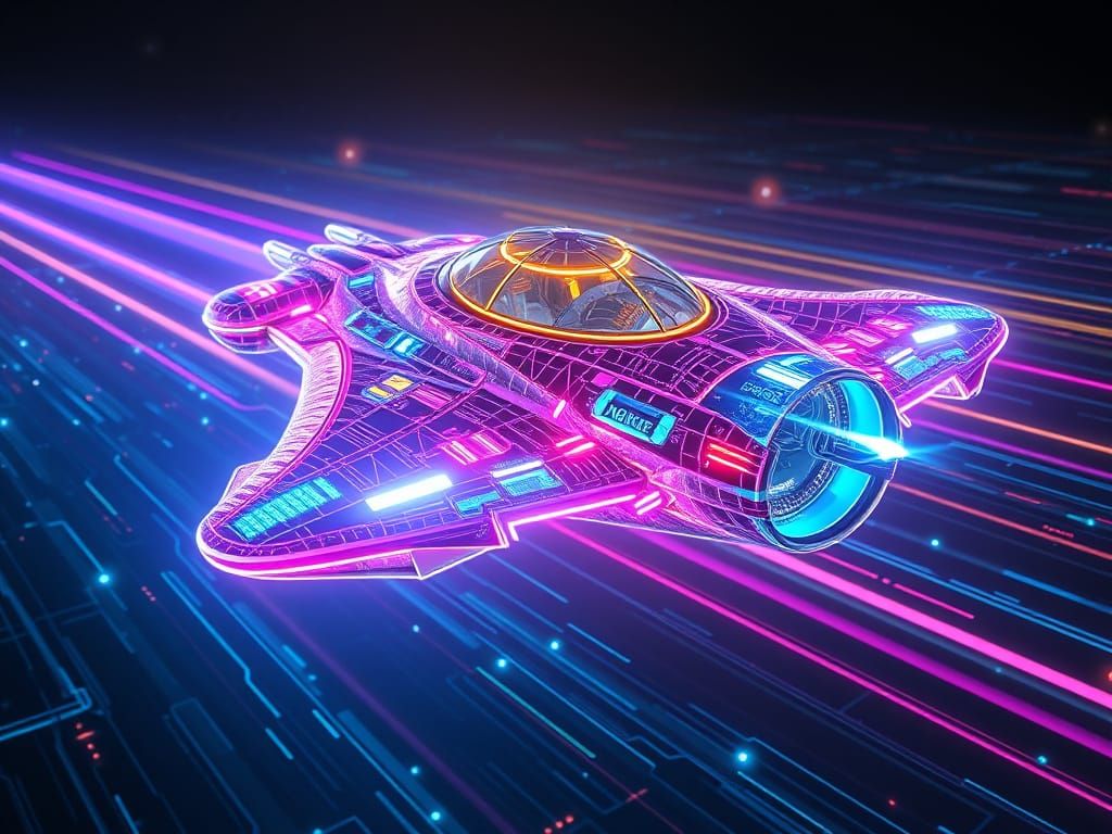 Tron-Evolved Spaceship of Photonic Consciousness