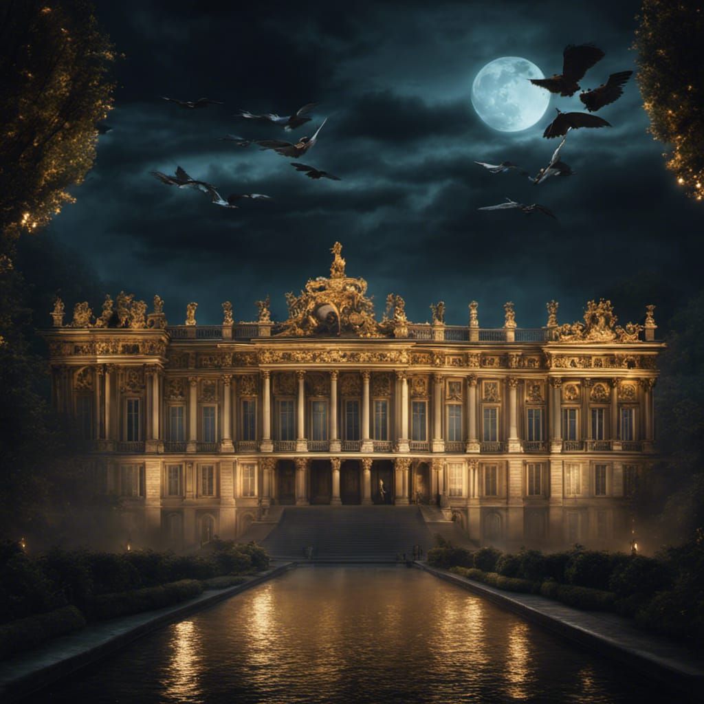 Vampire night over Versailles