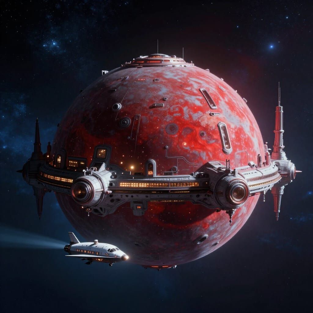 Vast Space Colony on Alpha Centauri B