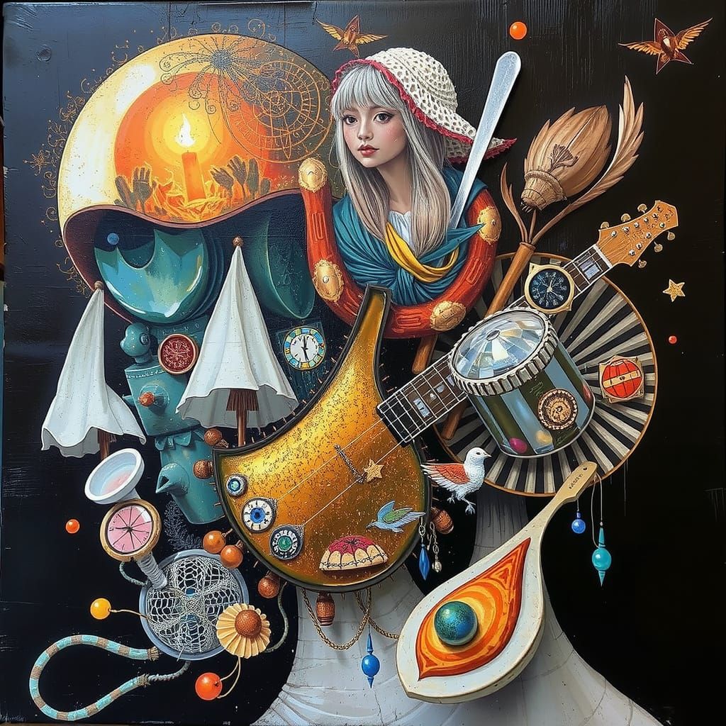 Kate Greenaway in Dreamlike Watercolor Style