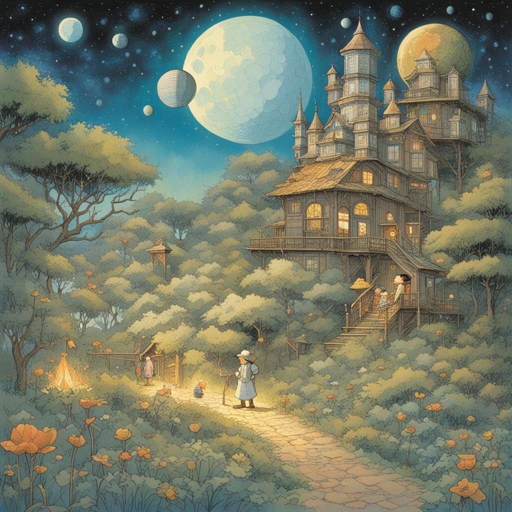 Folk Art Meets Psychedelic Pop: Dreamlike Visions