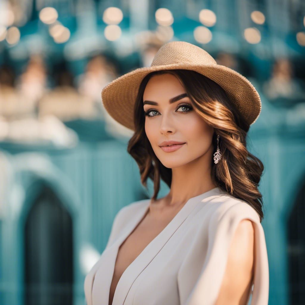 Realistic Portrait of a Turkish Woman in Istanbul