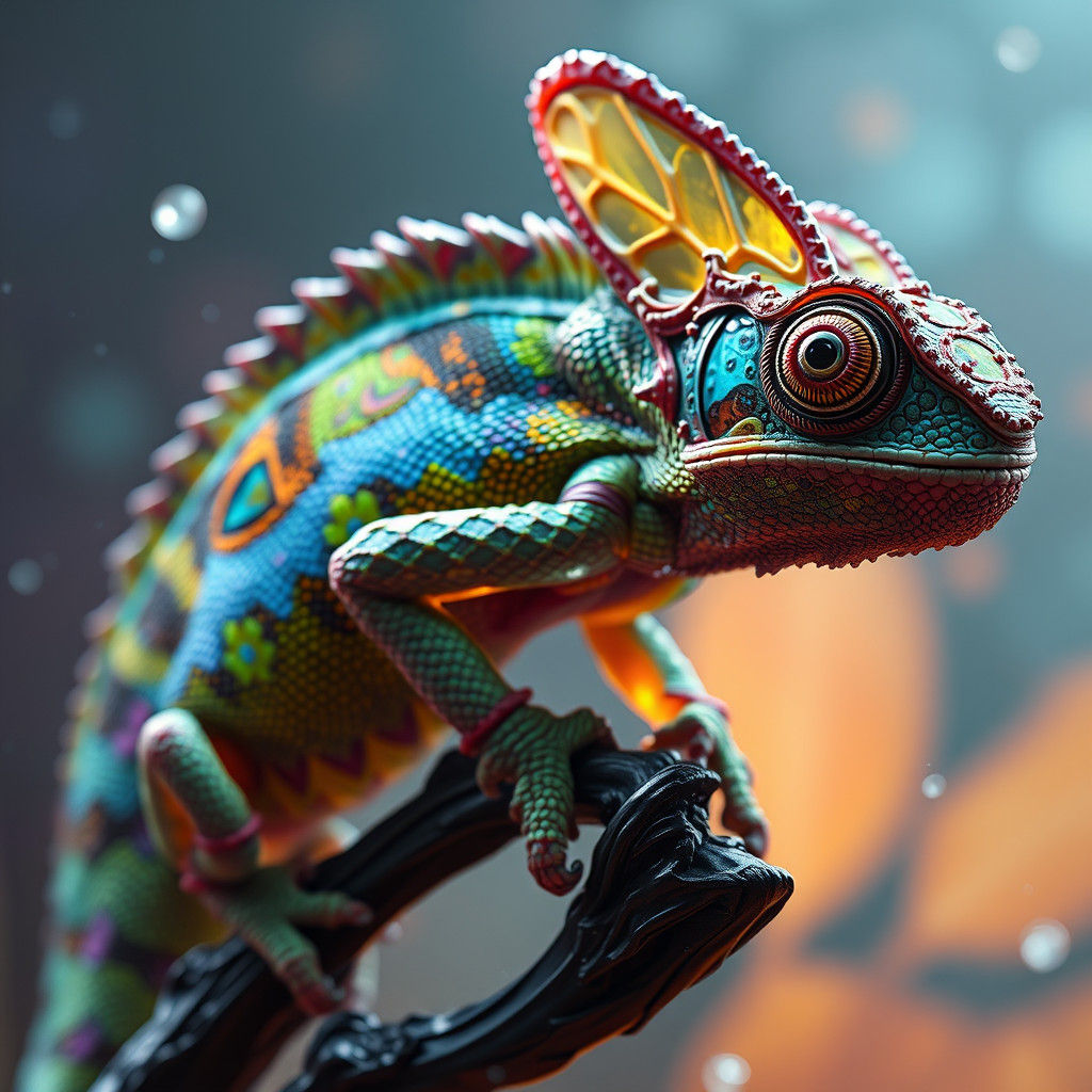 Glass Chameleon: Fantastical Concept Art in Unreal Engine