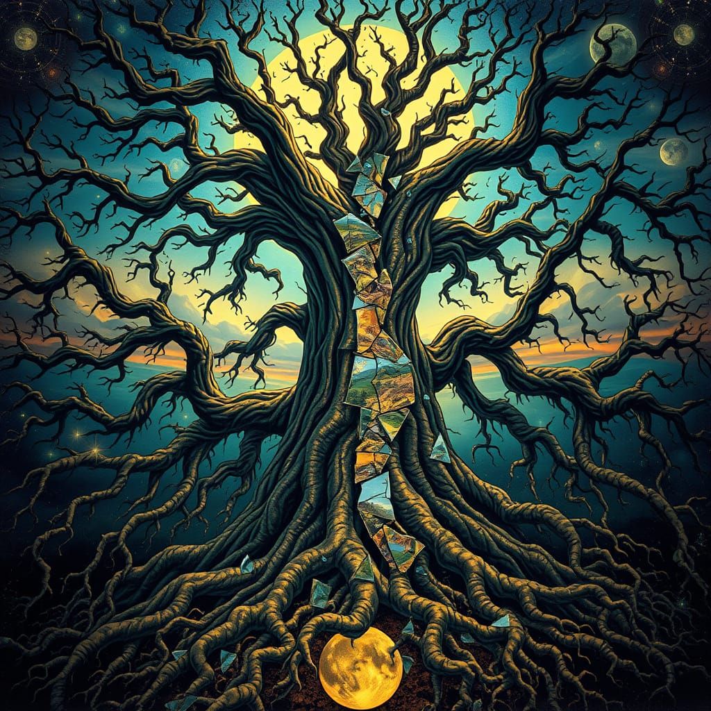 Majestic Tree Portal to Hidden Realms