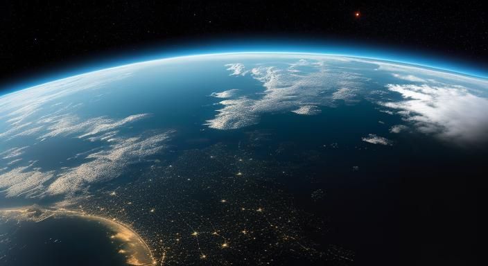 Lego Space Colony Concept Art in 8k Resolution