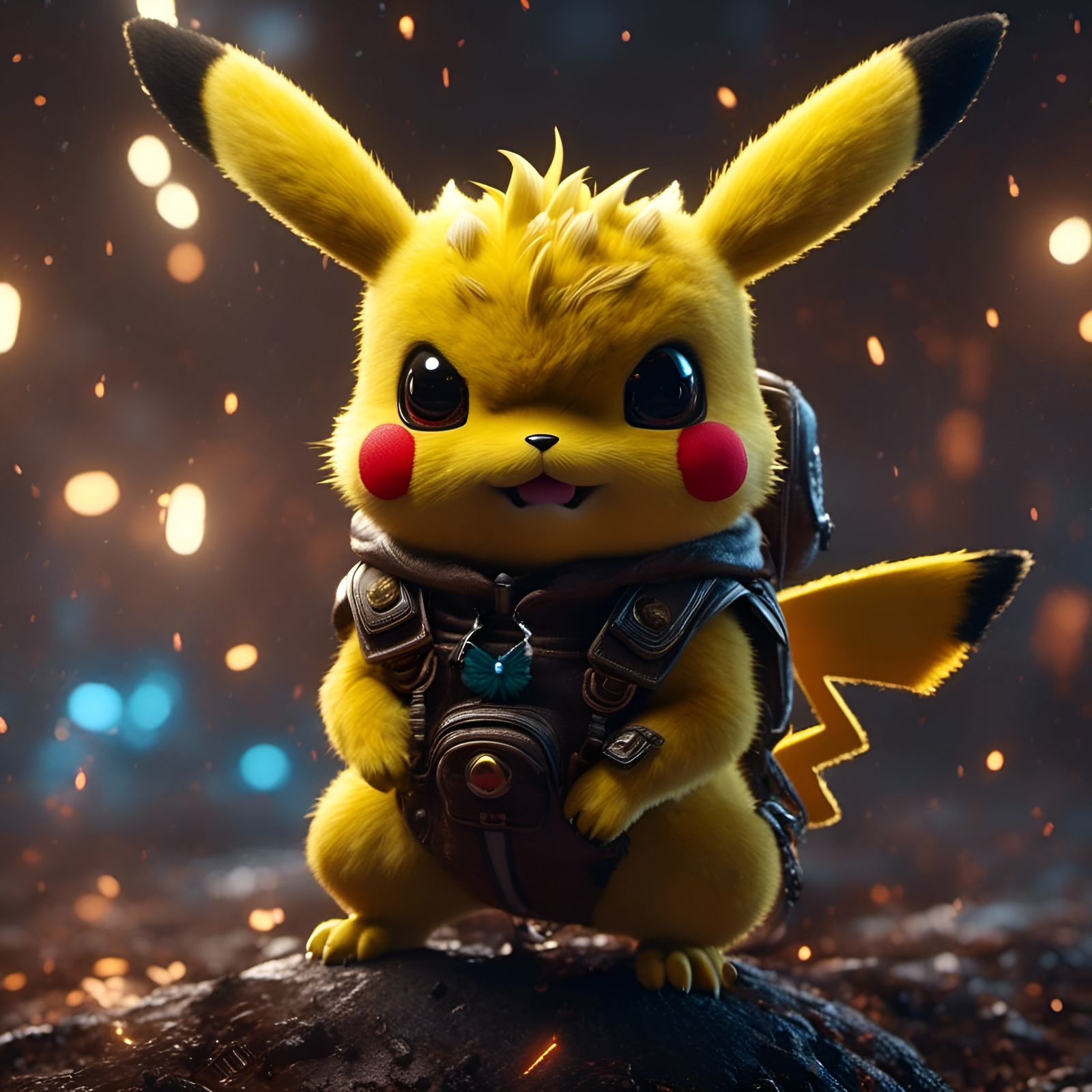 Chibi Monster Fusion: Pikachu and Super Mario