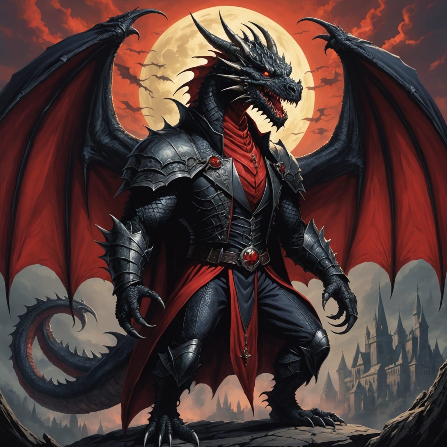 Dragon Dracula: A Gothic Fantasy Fusion