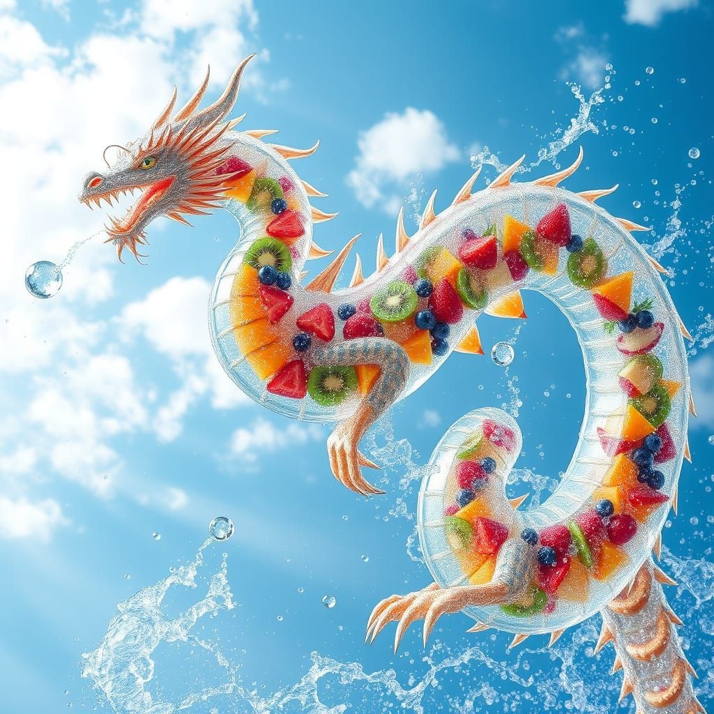 Soda Dragon Rises: Crystalline Form with Fruity Essence