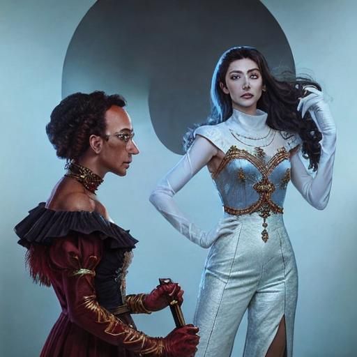 Bitchy Rich Girl oh-whatevers an Elegant Trans Lady, in Rome