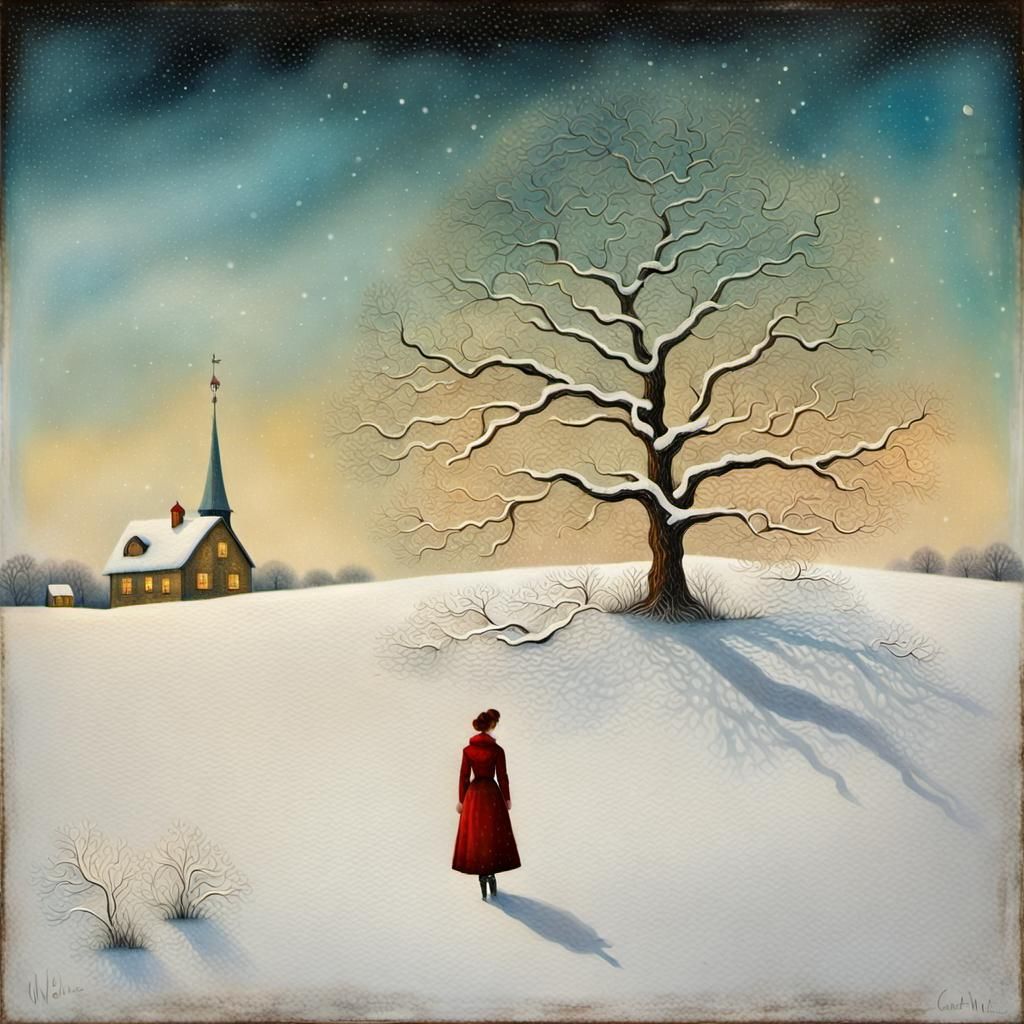 On the way to church at Christmas   /2