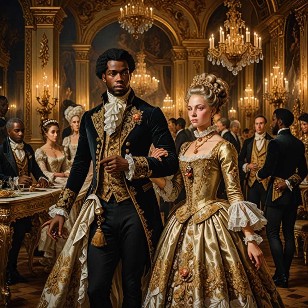 rococco baroque painting reimagined