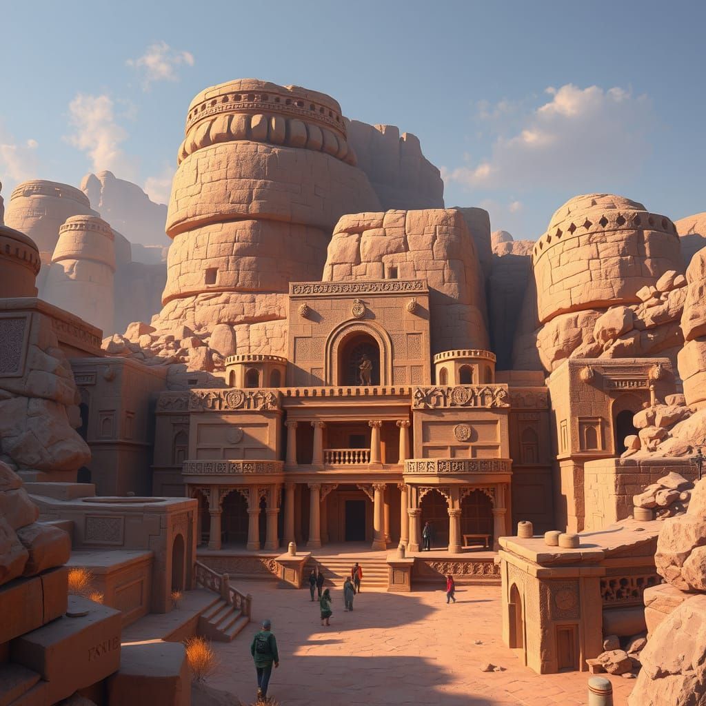 Niniva: Ancient City in Futuristic Architecture