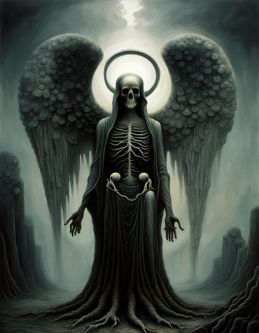 Surreal Bonsai Tree in Liminal Space