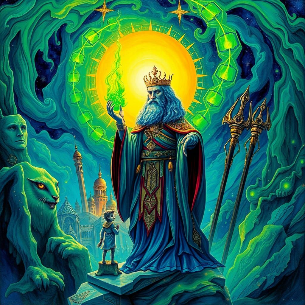 Celestial Shaman: Time Receives Green Fire