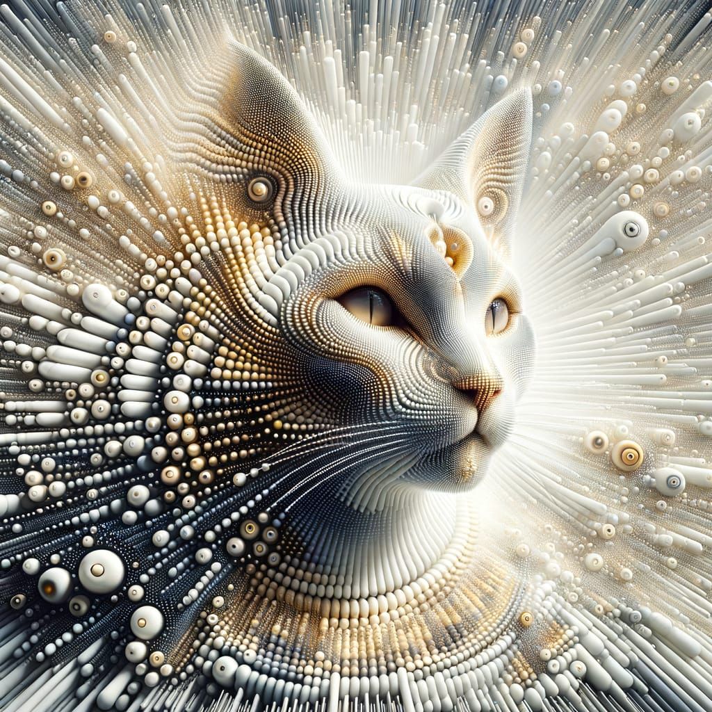 Abstract Egyptian Cat