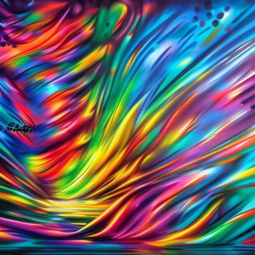 Noah's Ark Rainbow in Graffiti Street Art